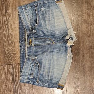 ❤ JOE'S JEANS BEST FRIEND DENIM CUFFED JEAN SHORTS, 10 (30)